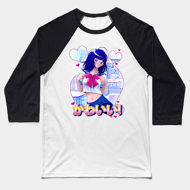 Kawaii Baseball T-Shirt by MarcoAlbiero